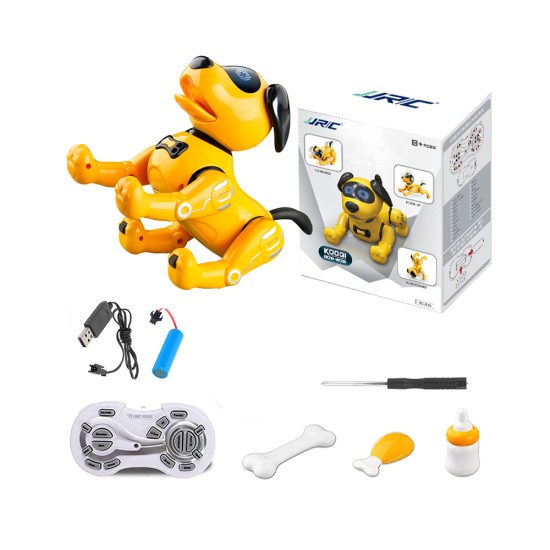 JJRC Smart Stunt Robot Dog R19 with Programmable Remote Control Yellow